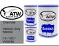 Preview: Chevrolet, Medium Gray Metallic, 15 / 15C / WA9285: 500ml Lackdose + 500ml Klarlack + 250ml Härter - Set, von ATW Autoteile West.